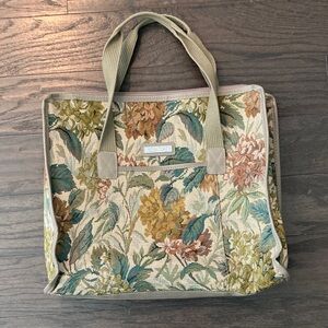 DVF Floral Tapestry Tote Bag